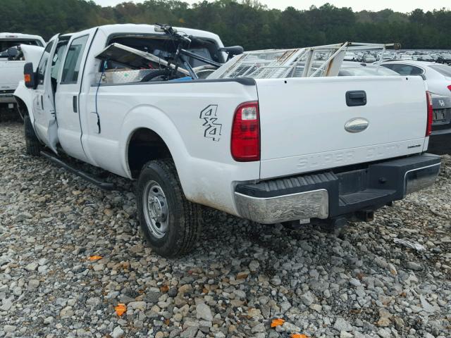 1FT7W2B60CEA38653 - 2012 FORD F250 SUPER WHITE photo 3