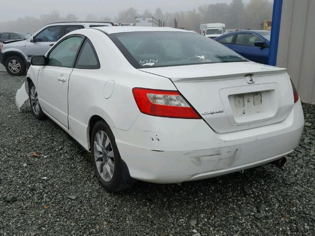 2HGFG1B99AH500972 - 2010 HONDA CIVIC EXL WHITE photo 3
