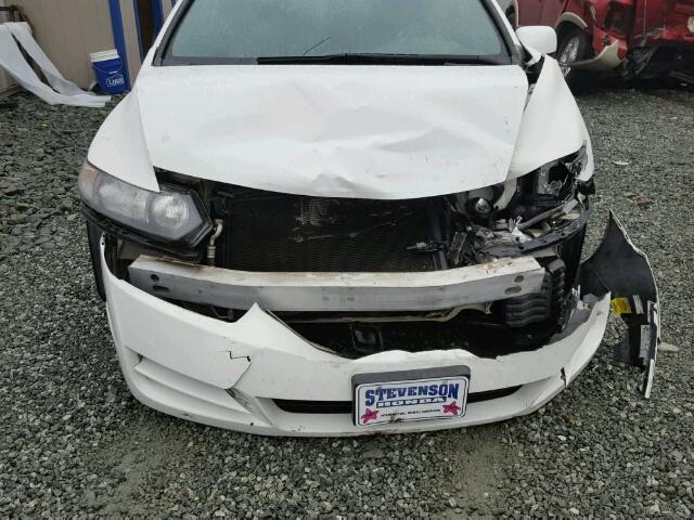 2HGFG1B99AH500972 - 2010 HONDA CIVIC EXL WHITE photo 9