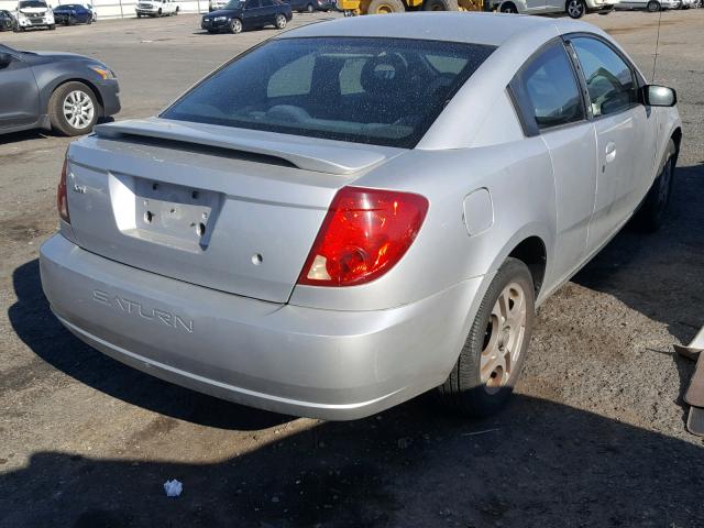 1G8AM12F34Z182885 - 2004 SATURN ION LEVEL SILVER photo 4