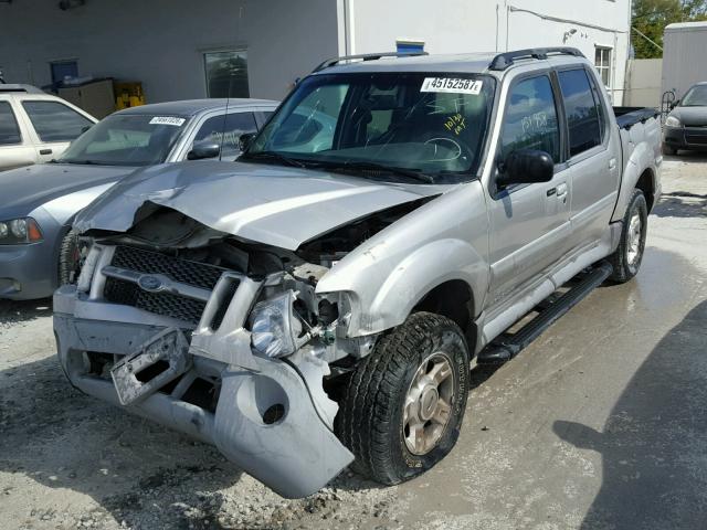 1FMZU67E52UD54510 - 2002 FORD EXPLORER S GRAY photo 2