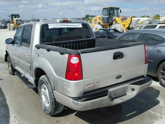 1FMZU67E52UD54510 - 2002 FORD EXPLORER S GRAY photo 3