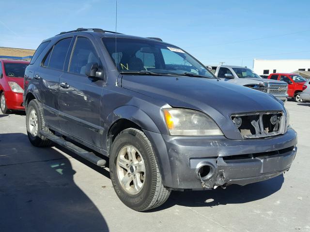 KNDJD733X55369143 - 2005 KIA SORENTO EX GRAY photo 1