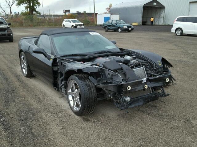 1G1YY36W885100797 - 2008 CHEVROLET CORVETTE BLACK photo 1