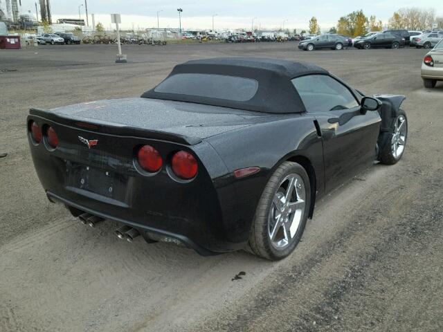 1G1YY36W885100797 - 2008 CHEVROLET CORVETTE BLACK photo 4