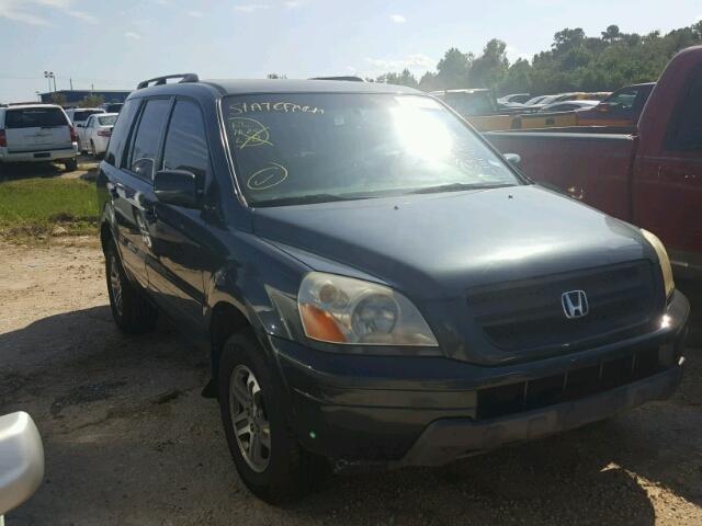 5FNYF18445B045207 - 2005 HONDA PILOT GRAY photo 1