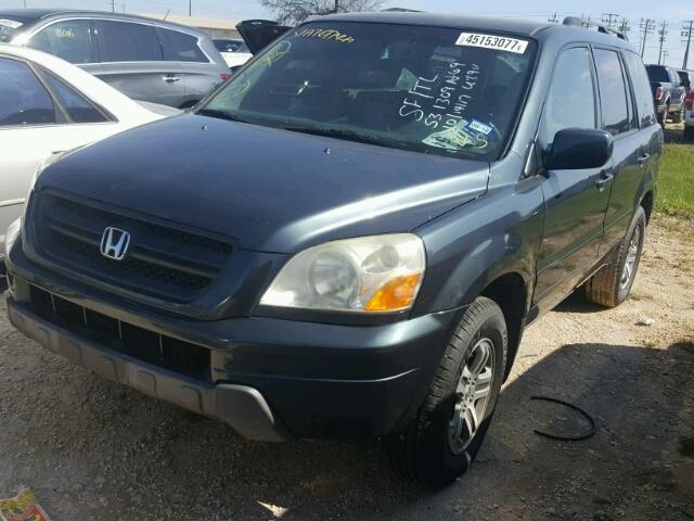 5FNYF18445B045207 - 2005 HONDA PILOT GRAY photo 2