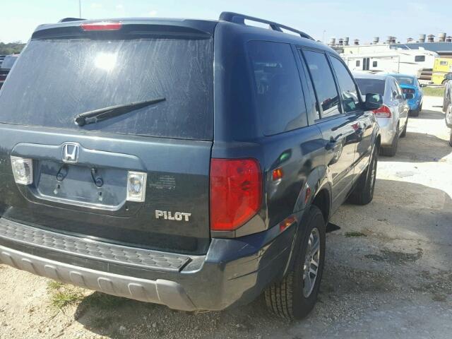 5FNYF18445B045207 - 2005 HONDA PILOT GRAY photo 4