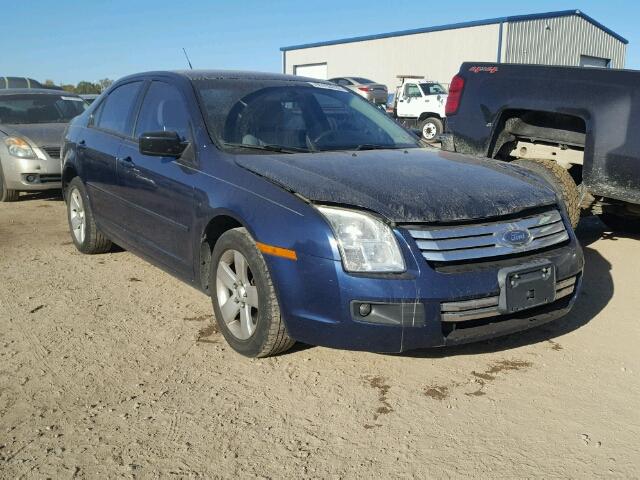 3FAHP07Z77R178118 - 2007 FORD FUSION BLUE photo 1