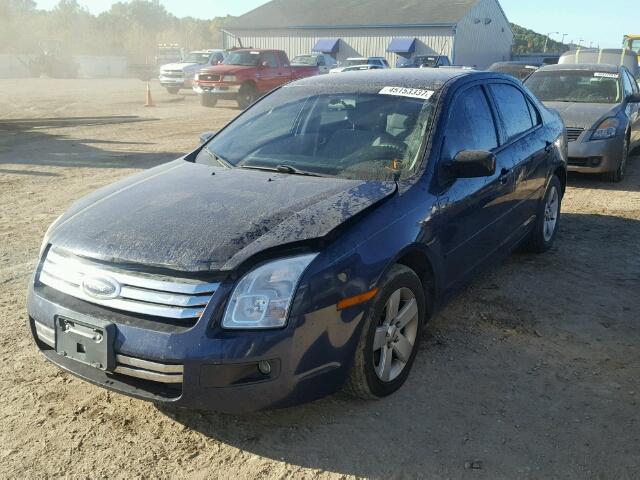 3FAHP07Z77R178118 - 2007 FORD FUSION BLUE photo 2