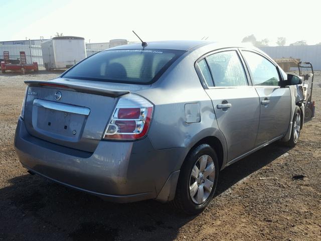 3N1AB6AP3CL785766 - 2012 NISSAN SENTRA 2.0 GRAY photo 4