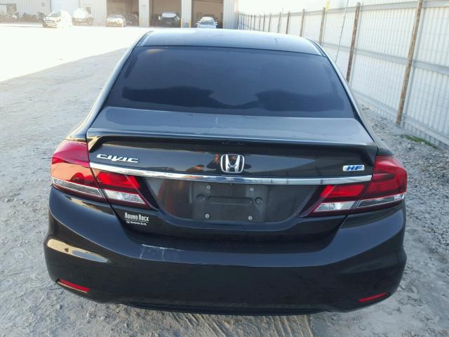 2HGFB2F62DH550251 - 2013 HONDA CIVIC HF BLACK photo 9