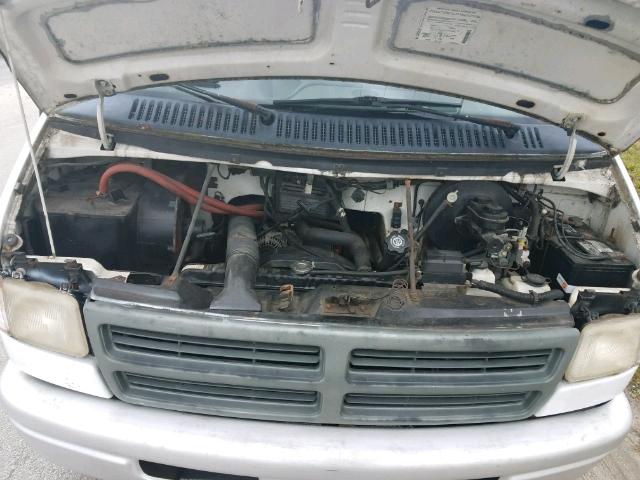 2B7HB21X4SK577491 - 1995 DODGE RAM VAN B2 WHITE photo 7