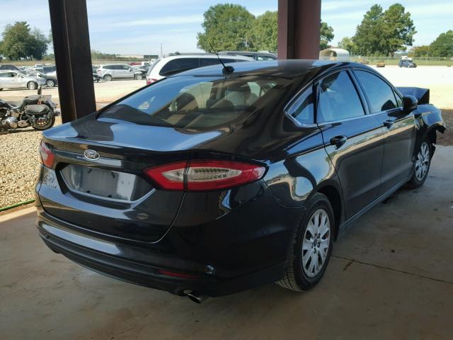 1FA6P0G7XE5384149 - 2014 FORD FUSION S BLACK photo 4