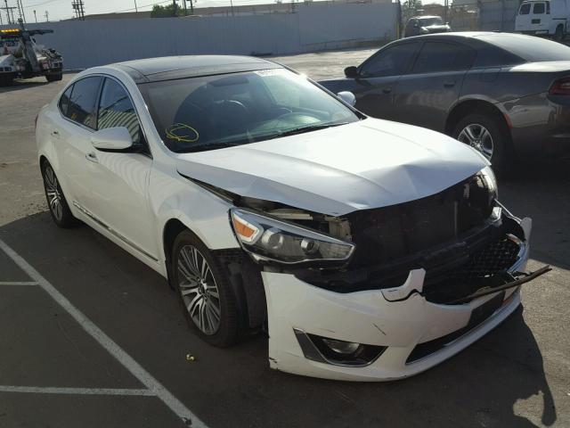 KNALN4D78E5134744 - 2014 KIA CADENZA PR WHITE photo 1