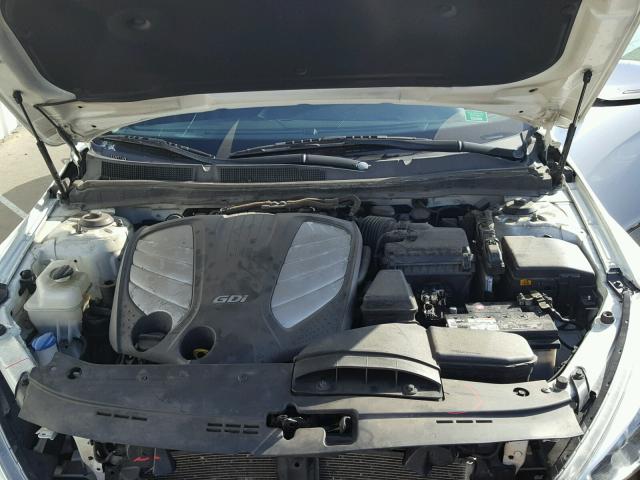 KNALN4D78E5134744 - 2014 KIA CADENZA PR WHITE photo 7