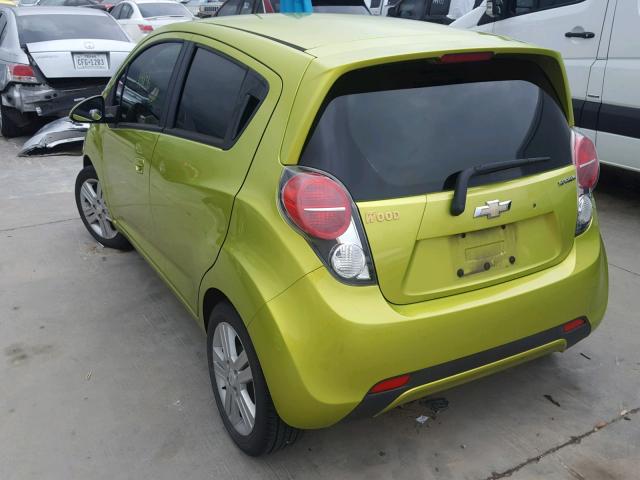 KL8CB6S9XDC578836 - 2013 CHEVROLET SPARK LS GREEN photo 3