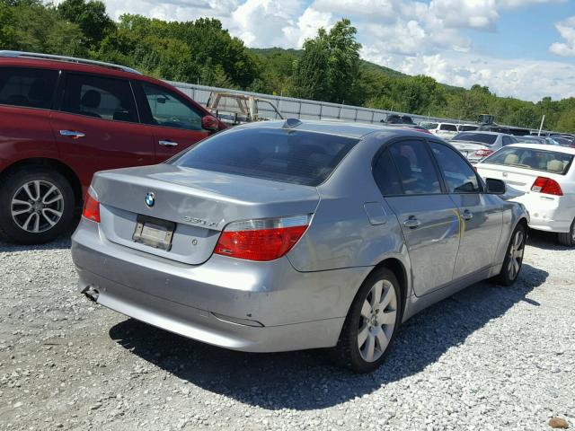 WBANF73587CU28408 - 2007 BMW 530 XI BLUE photo 4