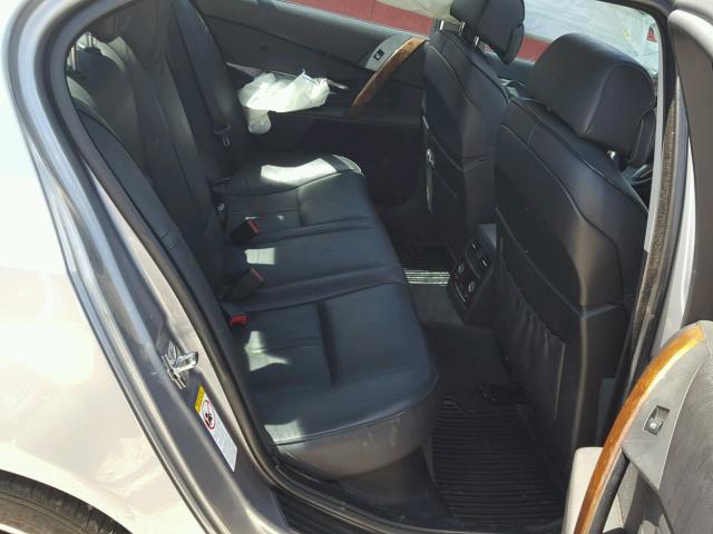 WBANF73587CU28408 - 2007 BMW 530 XI BLUE photo 6