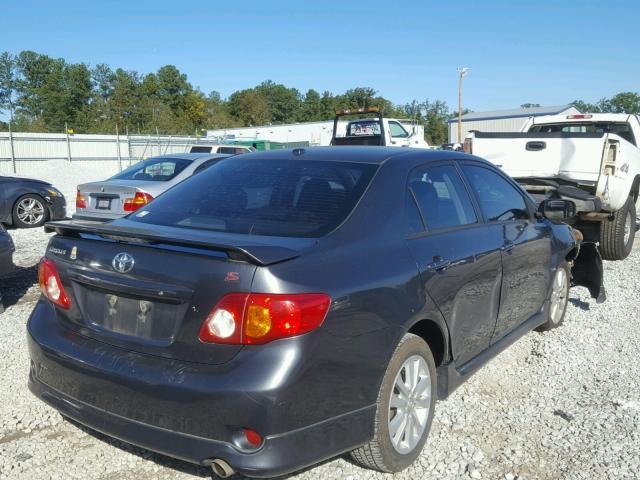 2T1BU4EE4AC288007 - 2010 TOYOTA COROLLA BA GRAY photo 4