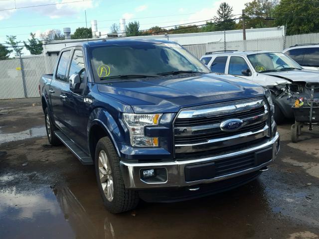 1FTEW1EF4FFC44554 - 2015 FORD F150 SUPER BLUE photo 1