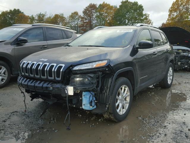 1C4PJMCS9EW179692 - 2014 JEEP CHEROKEE L BLACK photo 2