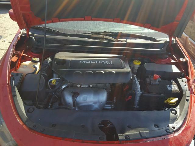 1C3CDFBB1GD727965 - 2016 DODGE DART SXT RED photo 7