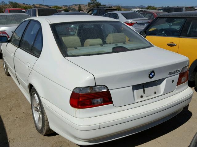 WBADN63472GM74846 - 2002 BMW 540 I AUTO WHITE photo 3