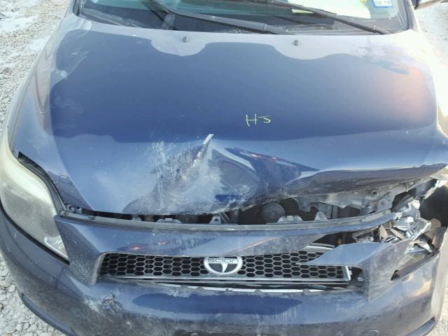 JTKDE177870151098 - 2007 TOYOTA SCION TC BLUE photo 7