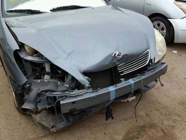 JTHBA30G065157428 - 2006 LEXUS ES GRAY photo 9