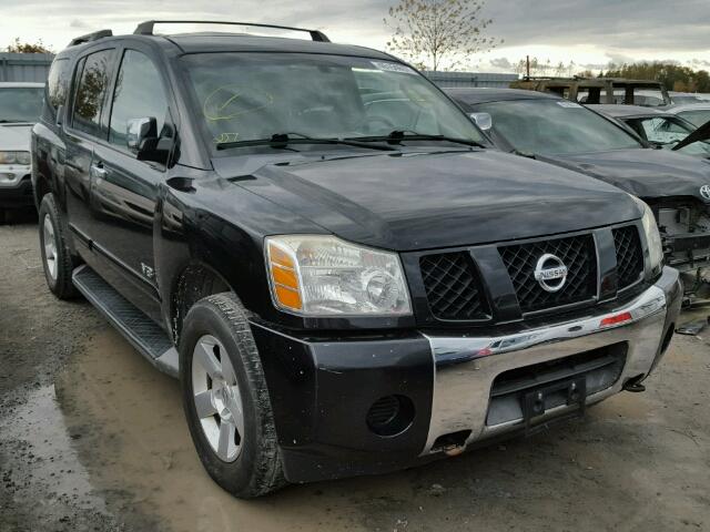 5N1AA08C97N701399 - 2007 NISSAN ARMADA BLACK photo 1