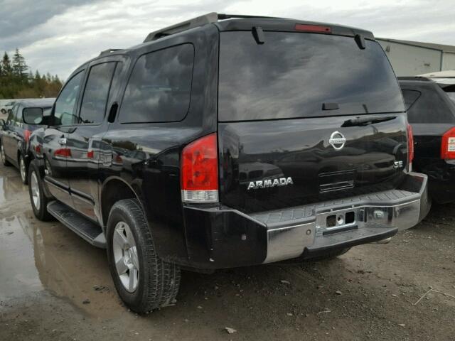 5N1AA08C97N701399 - 2007 NISSAN ARMADA BLACK photo 3