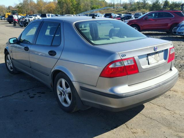 YS3EB49E233043160 - 2003 SAAB 9-5 LINEAR GRAY photo 3