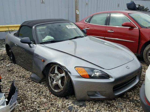 JHMAP11441T004428 - 2001 HONDA S2000 SILVER photo 1