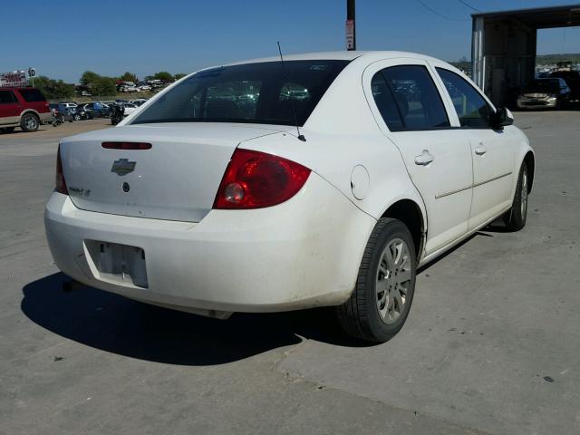 1G1AD5F56A7185505 - 2010 CHEVROLET COBALT 1LT WHITE photo 4