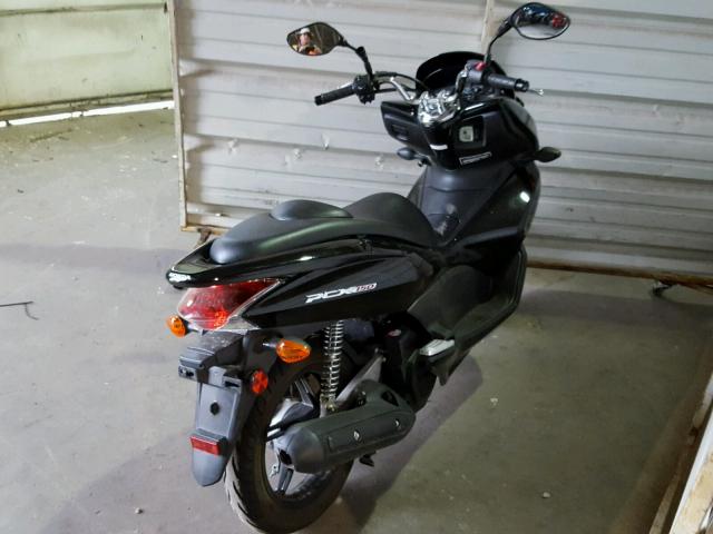 MLHKF1218D5005598 - 2013 HONDA PCX 150 BLACK photo 4