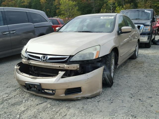 1HGCM56716A048579 - 2006 HONDA ACCORD EX GOLD photo 2