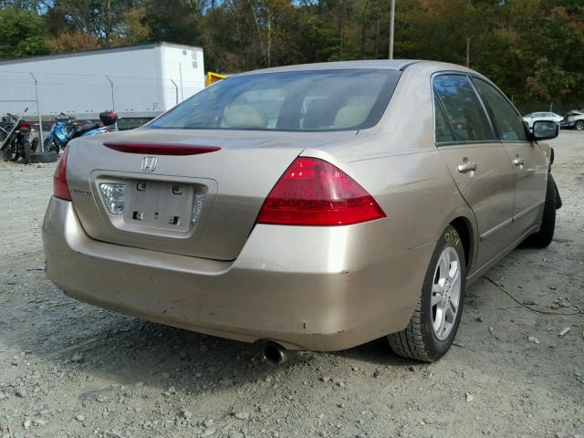 1HGCM56716A048579 - 2006 HONDA ACCORD EX GOLD photo 4