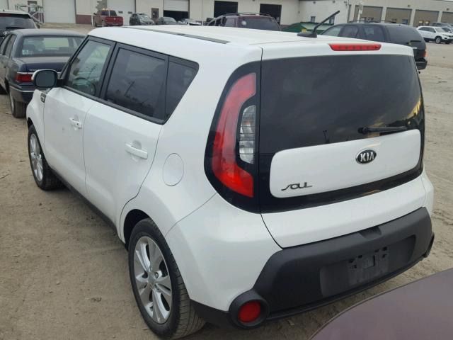 KNDJP3A58E7069366 - 2014 KIA SOUL + WHITE photo 3