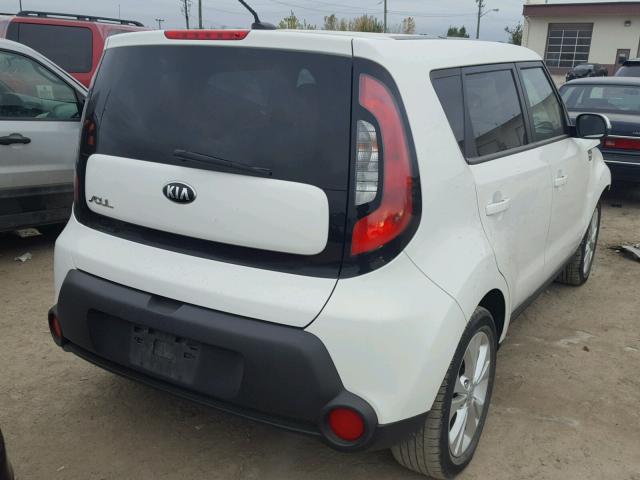 KNDJP3A58E7069366 - 2014 KIA SOUL + WHITE photo 4