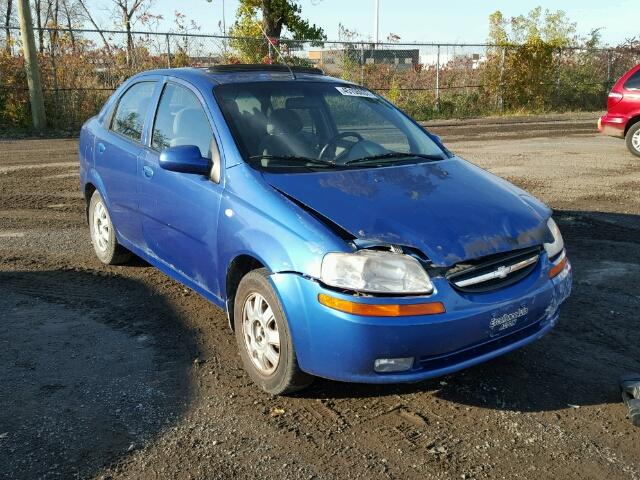 KL1TG52665B350663 - 2005 CHEVROLET AVEO LT BLUE photo 1