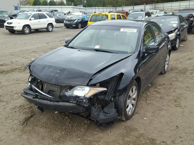 1HGCP26839A058713 - 2009 HONDA ACCORD EXL BLACK photo 2