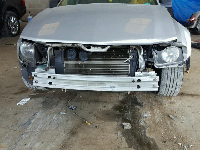 1ZVFT80N175338710 - 2007 FORD MUSTANG SILVER photo 9