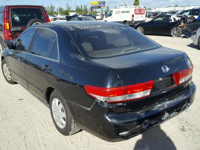 1HGCM564X3A096096 - 2003 HONDA ACCORD LX BLACK photo 3