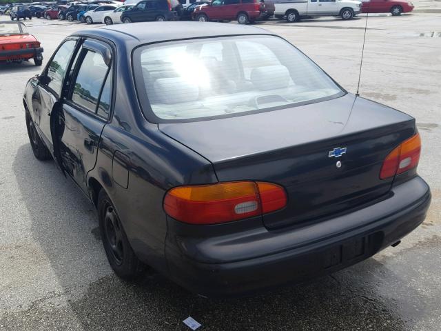 1Y1SK52891Z405947 - 2001 CHEVROLET GEO PRIZM 黑色 照片 3