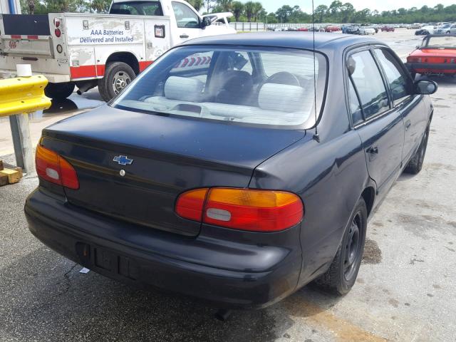 1Y1SK52891Z405947 - 2001 CHEVROLET GEO PRIZM 黑色 照片 4