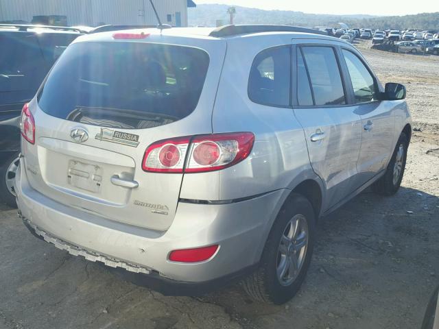 5XYZGDAB6BG043264 - 2011 HYUNDAI SANTA FE SILVER photo 4