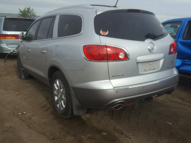 5GAKVDED0CJ375271 - 2012 BUICK ENCLAVE SILVER photo 3