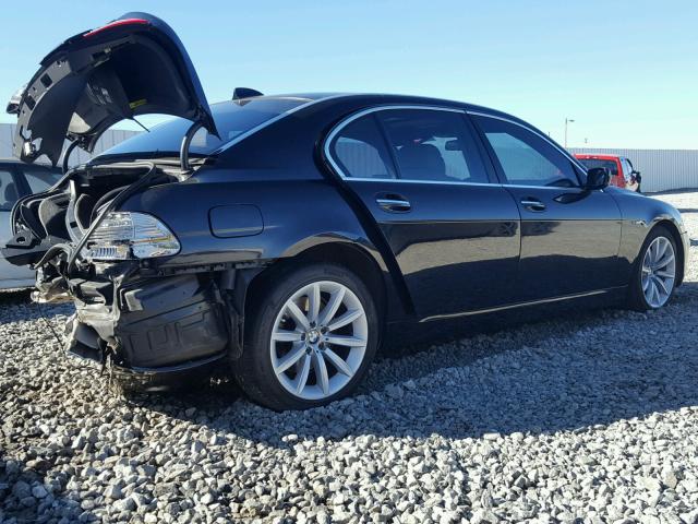 WBAHN83548DT87020 - 2008 BMW 750 LI BLACK photo 4