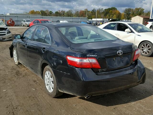 4T1BK46K58U572510 - 2008 TOYOTA CAMRY BLACK photo 3